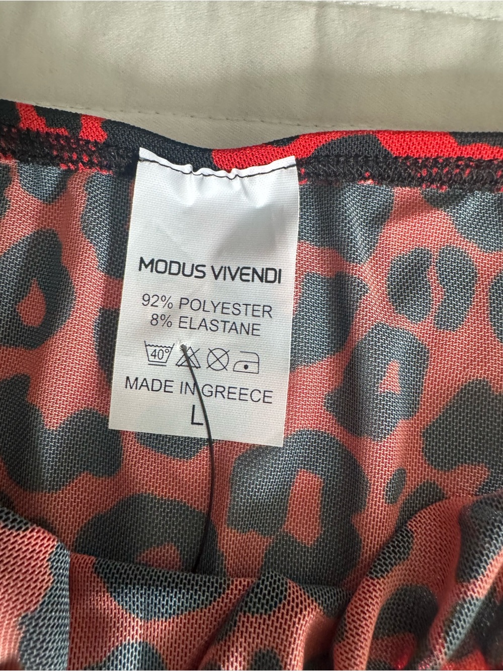 MODUS VIVENDI Men's Red Leopard Sheer Briefs - Bold Animal Print - Picture 3 of 4
